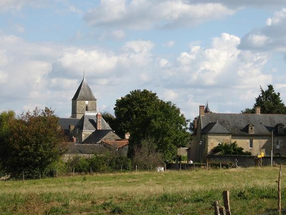 Aubigné-sur-layon et son château
